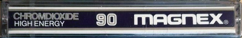 Compact Cassette Magnex 90 "Media Cobalt" Type II Chrome 1981 Europe