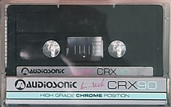 Compact Cassette Audiosonic CRX 90 Type II Chrome Australia