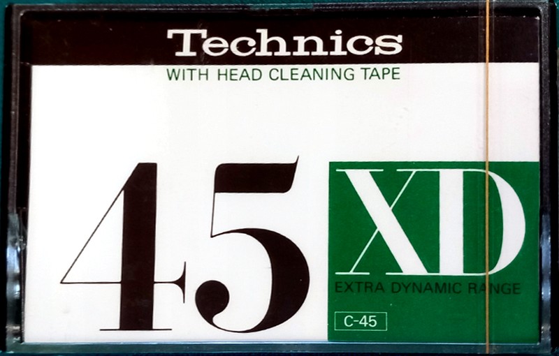 Compact Cassette Technics XD 45 "RT-45XD" Type I Normal 1978 Japan