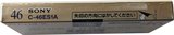 Compact Cassette Sony ES-I 46 "C-46ES1A" Type I Normal 1996 Japan