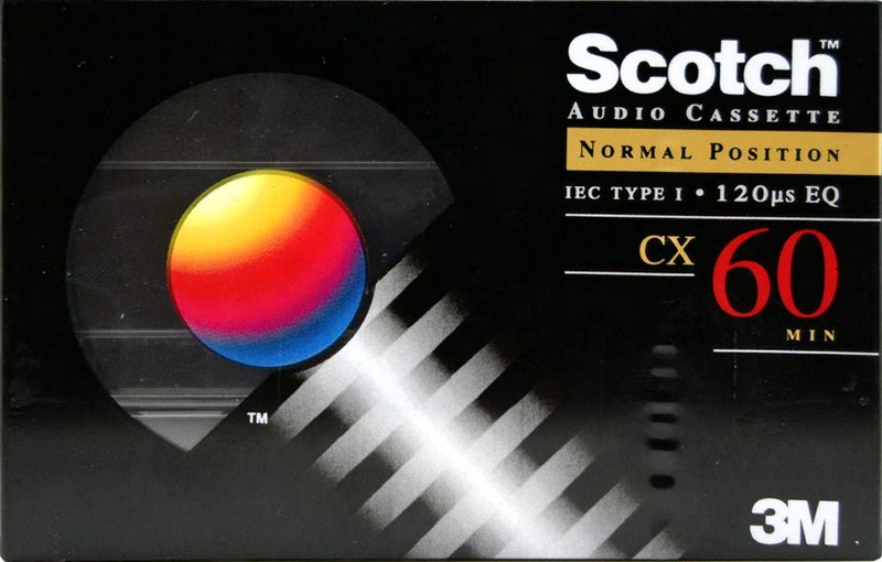 Compact Cassette Scotch CX 60 Type I Normal 1993 Worldwide