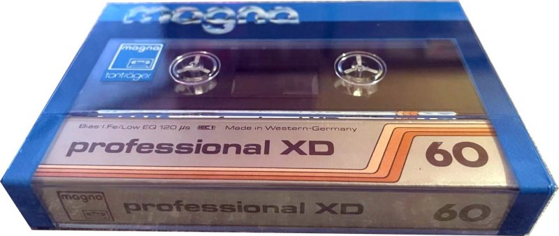Compact Cassette Magna Professional XD 60 Type I Normal 1987 Europe