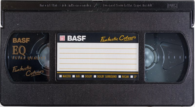 VHS, Video Home System BASF Extra Quality 180 Type II Chrome 1998 Europe