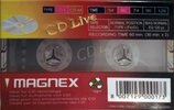 Compact Cassette Magnex 60 "CD Live" Type I Normal 1997 Europe
