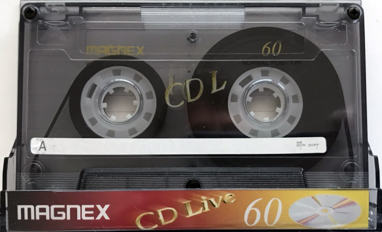 Compact Cassette Magnex 60 "CD Live" Type I Normal 1997 Europe