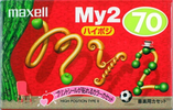Compact Cassette Maxell My2 70 "MY2-70M" Type II Chrome 1999 Japan