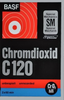 Compact Cassette BASF Chromdioxid 120 "Plastic case" Type II Chrome 1972 Europe