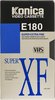 VHS, Video Home System Konica Super XF 180 "E-180 SXF" Type I Normal 1990 Worldwide