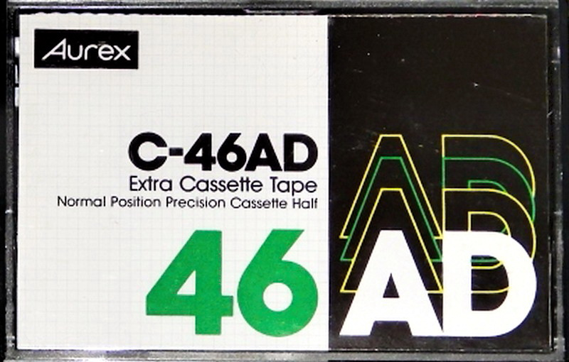 Compact Cassette Aurex AD 46 Type I Normal 1980 Japan