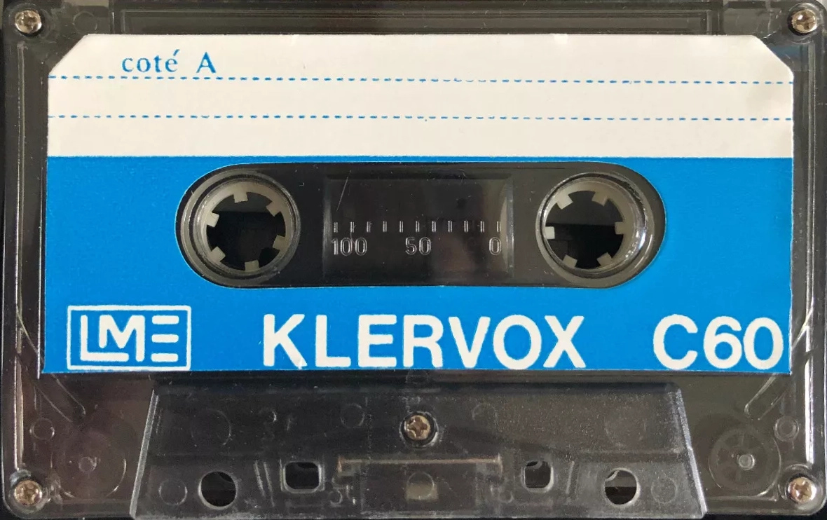Compact Cassette LME KLERVOX 60 Type I Normal France