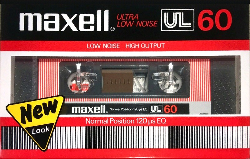 Compact Cassette Maxell UL 60 Type I Normal 1982 Japan