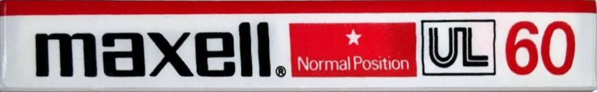 Compact Cassette Maxell UL 60 Type I Normal 1982 Japan