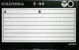 Compact Cassette Columbia TRK 90 "TRK-901" Type I Normal 1969 Japan