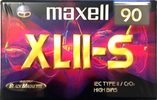 Compact Cassette Maxell XLII-S 90 Type II Chrome 1998 Europe
