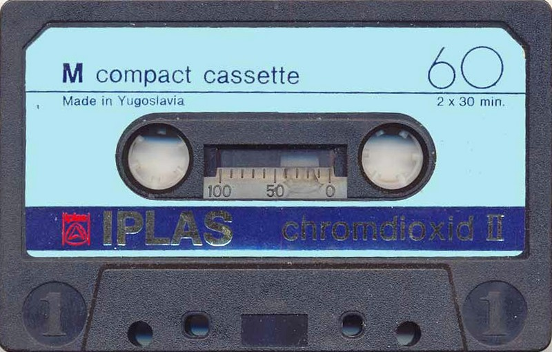 Compact Cassette Iplas 60 Type II Chrome Yugoslavia