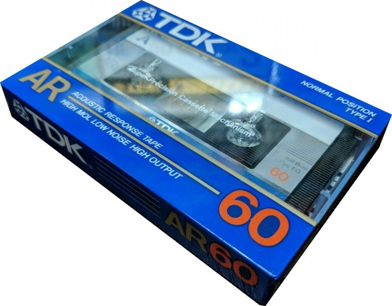 Compact Cassette TDK AR 60 "AR-60F" Type I Normal 1985 Japan