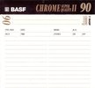 Compact Cassette BASF Chrome Super Quality II 90 Type II Chrome 1997 Europe