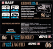 Compact Cassette BASF Chrome Super Quality II 90 Type II Chrome 1997 Europe