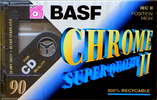 Compact Cassette BASF Chrome Super Quality II 90 Type II Chrome 1997 Europe