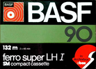Compact Cassette BASF Ferro Super LH I 90 Type I Normal 1977 Europe