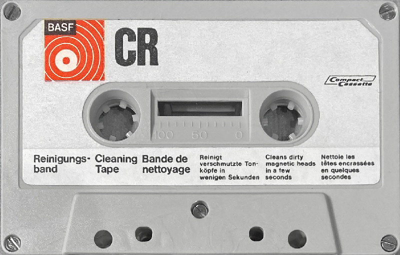 Compact Cassette BASF Cleaning Cassette 1977 Europe