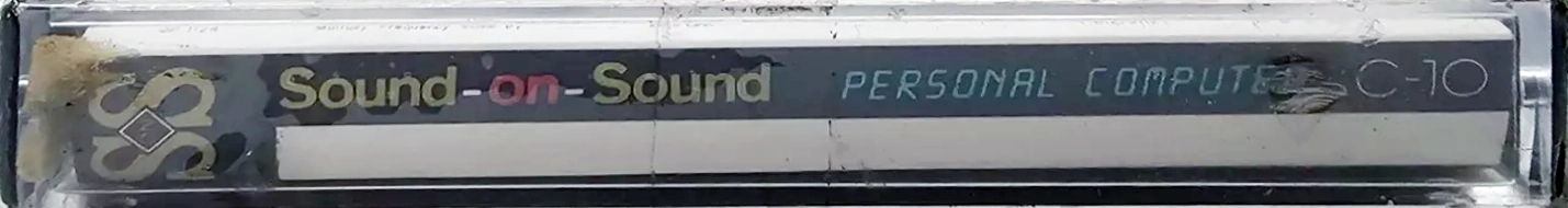 Compact Cassette Sound On Sound 10 Computer Cassette Spain