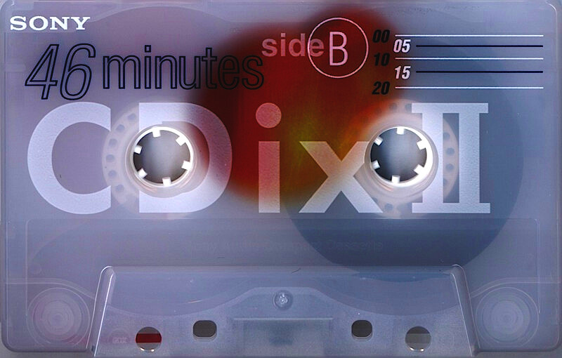 Compact Cassette Sony CDix II 46 "C-46CDX2F" Type II Chrome 1998 Japan