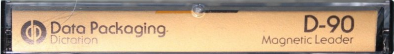Compact Cassette Data Packaging 90 Dictating Cassette USA