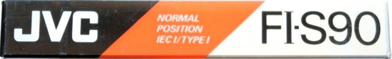 Compact Cassette JVC FI-S 90 "F1-S90A" Type I Normal 1990 North America