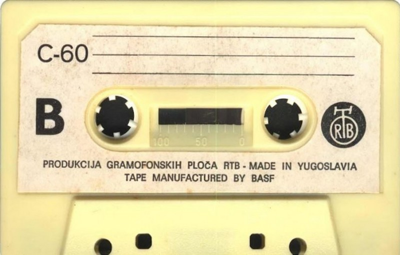 Compact Cassette PGP RTB 60 Type I Normal Yugoslavia