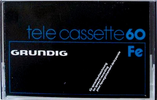 Compact Cassette Grundig 60 "tele cassette" Type I Normal 1974 Europe