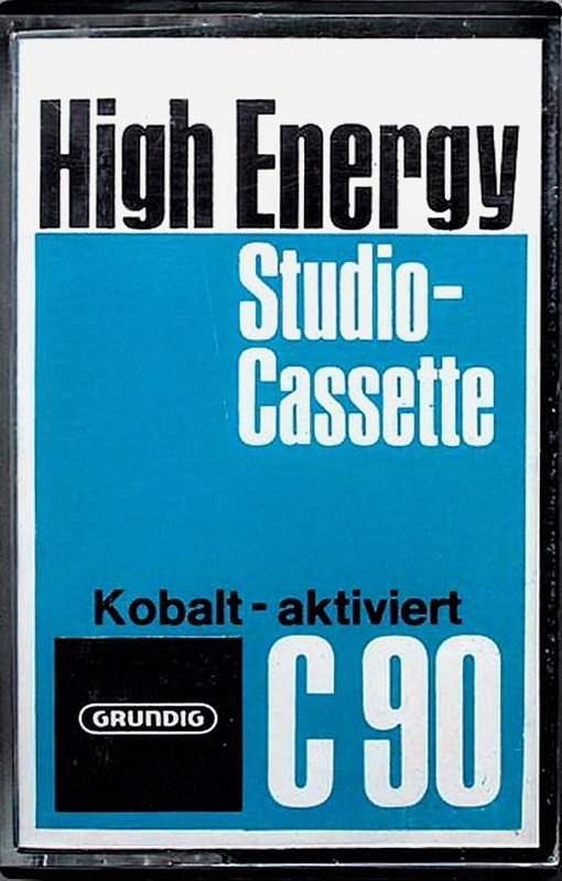 Compact Cassette Grundig Studio-Cassette 90 Type I Normal 1971 Europe