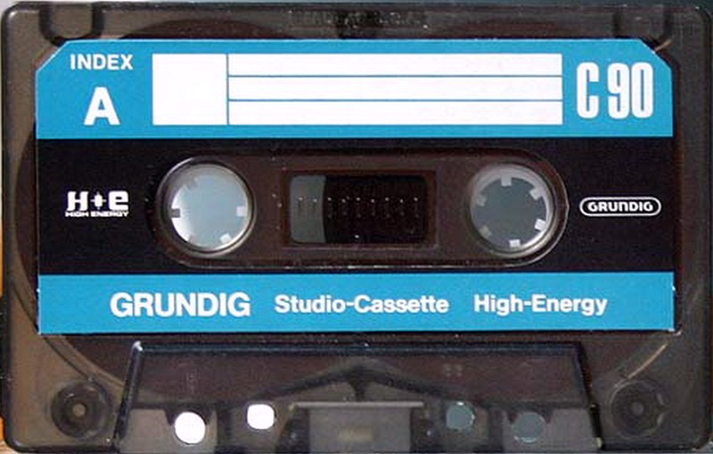 Compact Cassette Grundig Studio-Cassette 90 Type I Normal 1971 Europe