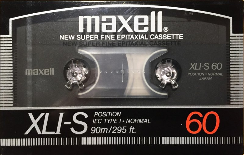 Compact Cassette Maxell XLI-S 60 Type I Normal 1986 Europe