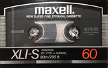 Compact Cassette Maxell XLI-S 60 Type I Normal 1986 Europe
