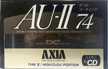 Compact Cassette AXIA AU-II 74 Type II Chrome 1991 Japan