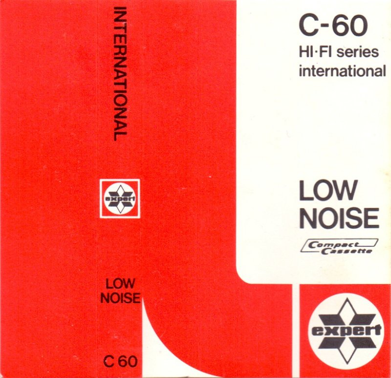 Compact Cassette Expert International 60 Type I Normal 1978 Europe