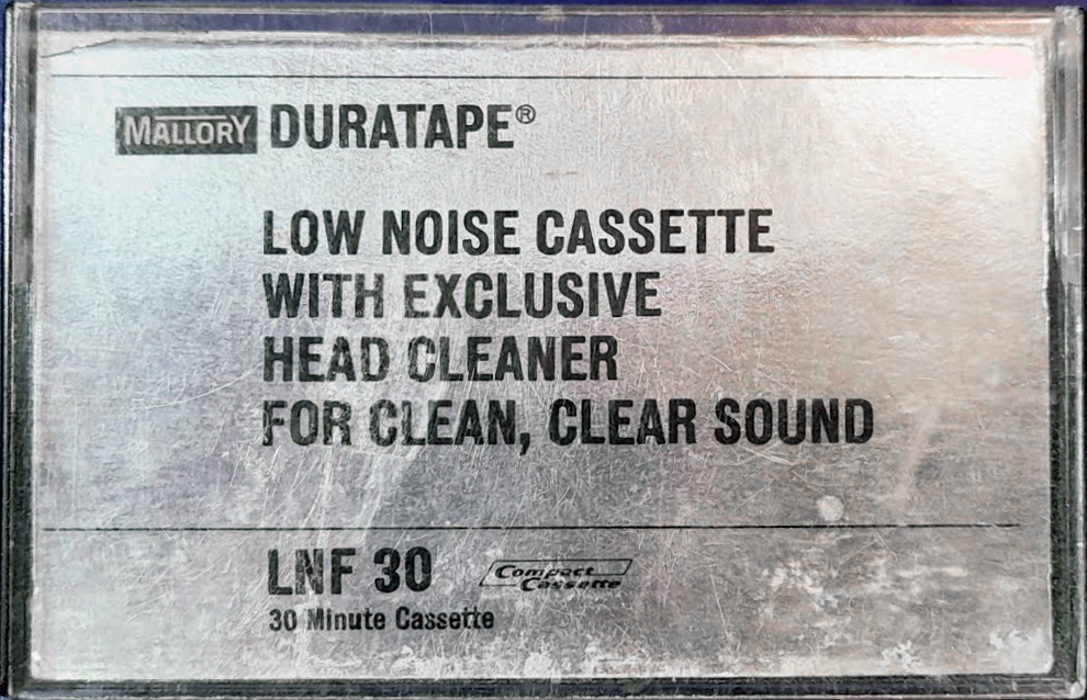 Compact Cassette Mallory LNF 30 Type I Normal 1970 USA