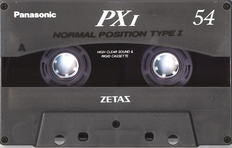 Compact Cassette Panasonic PX I 54 "RT-54PX1" Type I Normal 1994 Japan