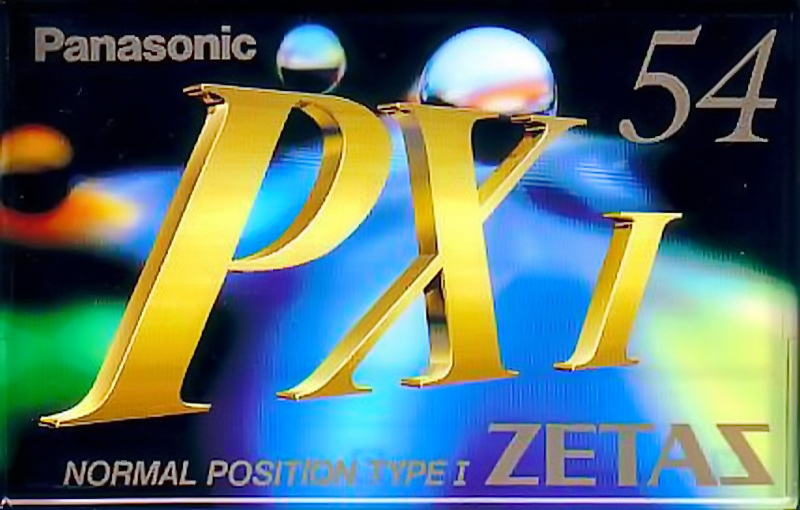 Compact Cassette Panasonic PX I 54 "RT-54PX1" Type I Normal 1994 Japan