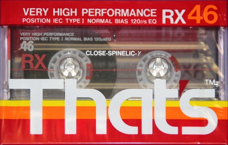 Compact Cassette Thats RX 46 Type I Normal 1989 Europe