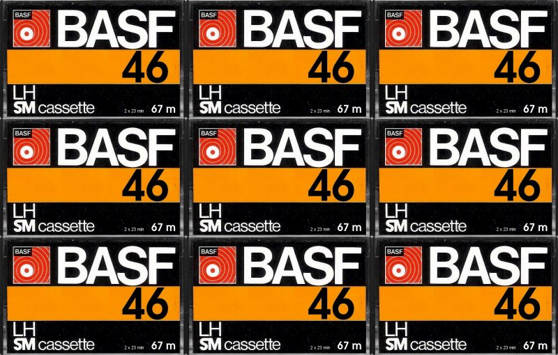 Compact Cassette BASF LH 46 Type I Normal 1977 Brazil