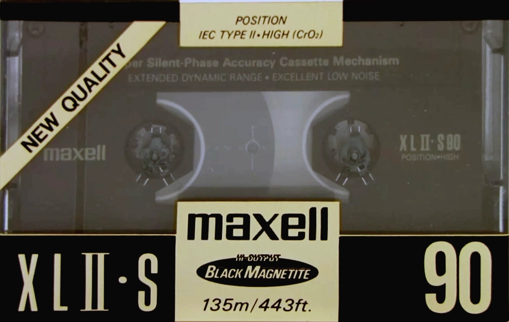 Compact Cassette Maxell XLII-S 90 Type II Chrome 1991 Europe