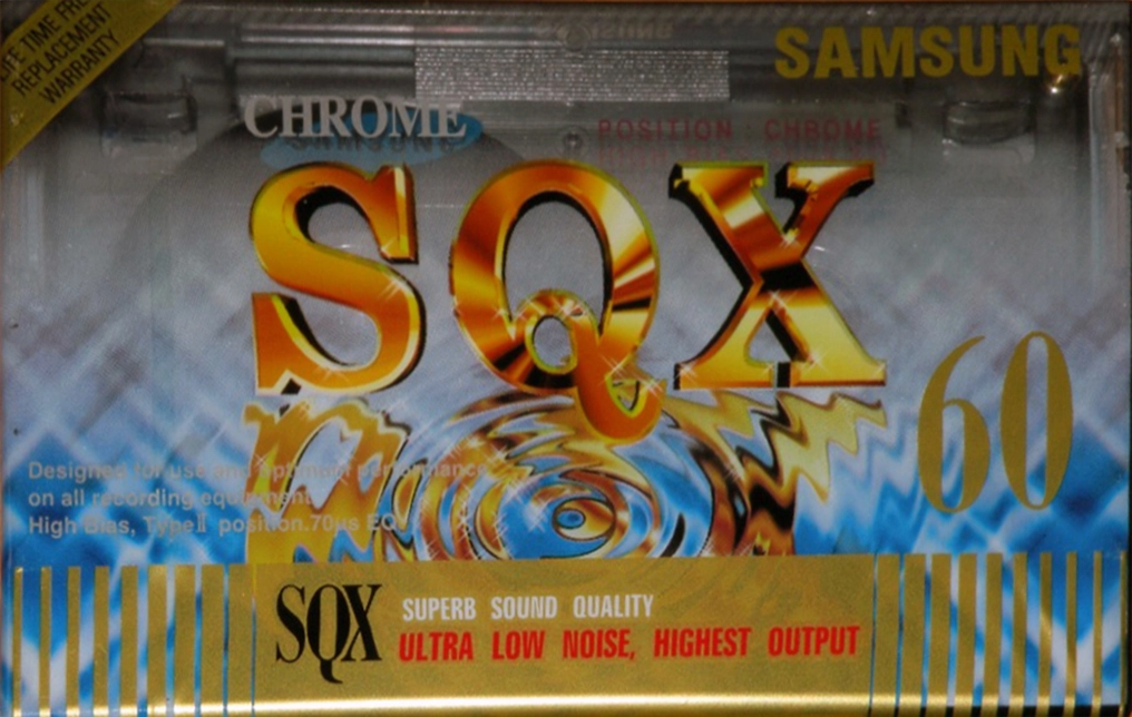 Compact Cassette Samsung SQX 60 Type II Chrome USA