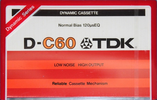 Compact Cassette TDK D 60 Type I Normal 1979 USA