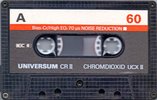 Compact Cassette Universum UCX II 60 Type II Chrome 1983 Europe