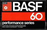 Compact Cassette BASF performance series 60 Type I Normal 1978 USA