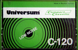 Compact Cassette Universum 120 "Case Green" Type I Normal 1972 Europe