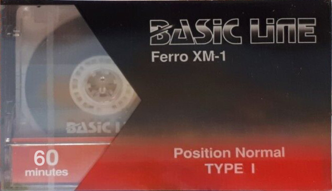 Compact Cassette Basic Line XM-1 60 Type I Normal Europe