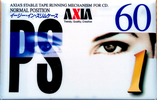 Compact Cassette AXIA PS-I / PS-1 60 "PS1G 60" Type I Normal 1995 Japan